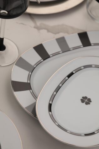 Kütahya Porselen Leonberg 27 Parça 6 Kişilik Yemek Takımı 12688 - Kütahya Porselen