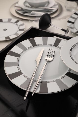 Kütahya Porselen Leonberg 27 Parça 6 Kişilik Yemek Takımı 12688 - Kütahya Porselen