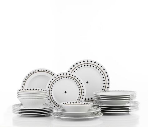 Kütahya Porselen Orbit 24 Parça 6 Kişilik Yemek Takımı - Kütahya Porselen