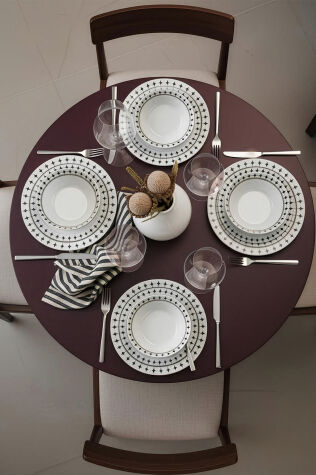 Kütahya Porselen Orbit 24 Parça 6 Kişilik Yemek Takımı - Kütahya Porselen