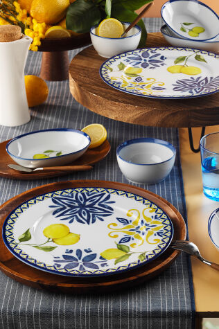 Kütahya Porselen Limonatta 8 Parça 2 Kişilik Kahvaltı Takımı - Kütahya Porselen