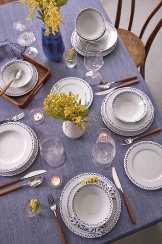 Kütahya Porselen Lina 24 Parça 6 Kişilik Yemek Takımı - Kütahya Porselen