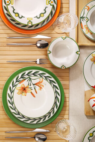 Kütahya Porselen Liva 24 Parça 6 Kişilik Yemek Takımı - Kütahya Porselen