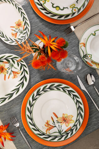 Kütahya Porselen Liva 26 Parça 6 Kişilik Yemek Takımı - Kütahya Porselen