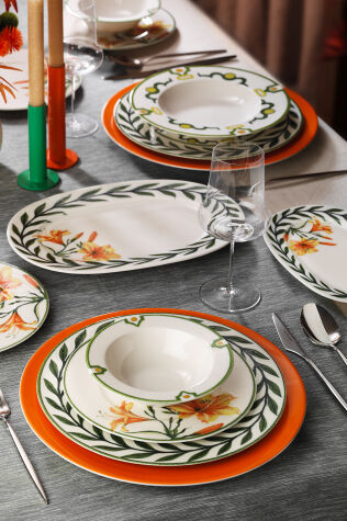 Kütahya Porselen Liva 26 Parça 6 Kişilik Yemek Takımı - Kütahya Porselen