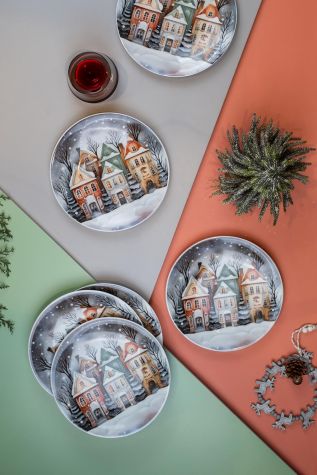 Kütahya Porselen Magicland 6 Kişilik Pasta Takımı - Kütahya Porselen