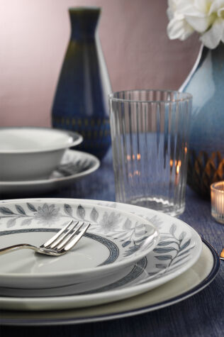 Kütahya Porselen Meadow 24 Parça 6 Kişilik Yemek Takımı - Kütahya Porselen