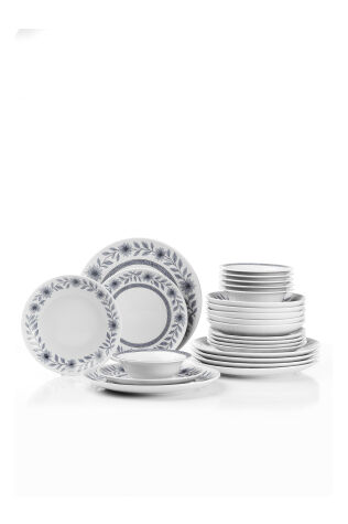 Kütahya Porselen Meadow 24 Parça 6 Kişilik Yemek Takımı - Kütahya Porselen