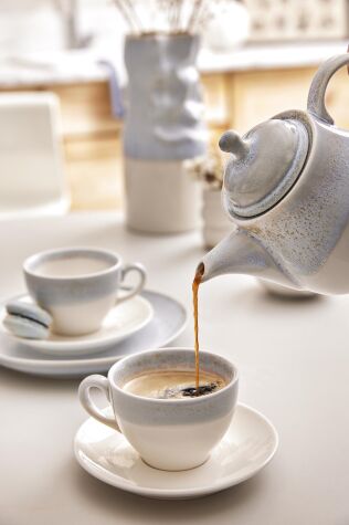 Kütahya Porselen Mercy 4 Parça 2 Kişilik Çay Takımı - Kütahya Porselen