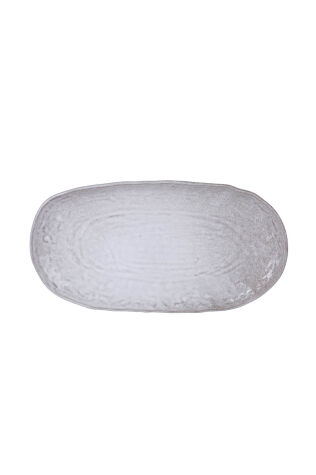 Kütahya Porselen Mezolit 34 Cm Kayık Tabak/ İona - Kütahya Porselen
