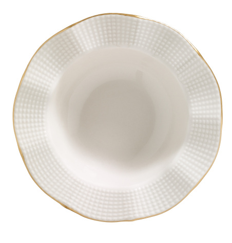 Kütahya Porselen Milena 24 Parça 6 Kişilik Yemek Takımı Altın File - Kütahya Porselen