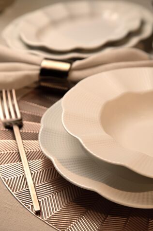 Kütahya Porselen Milena 26 Parça 6 Kişilik Yemek Takımı - Kütahya Porselen