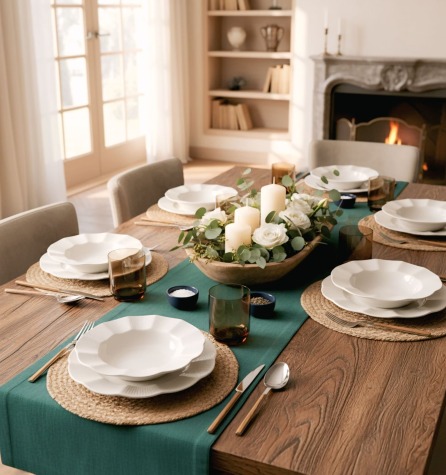 Kütahya Porselen Milena 51 Parça 12 Kişilik Yemek Takımı - Kütahya Porselen