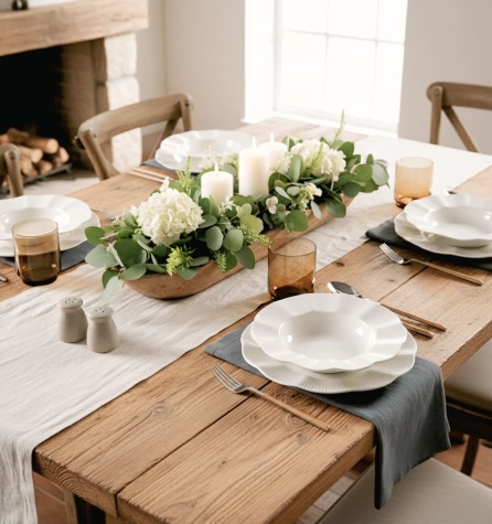 Kütahya Porselen Milena 51 Parça 12 Kişilik Yemek Takımı - Kütahya Porselen