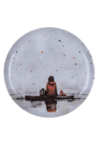 Kütahya Porselen Mind 4 Parça 10 Cm Tabak - Kütahya Porselen