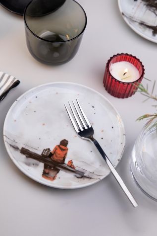 Kütahya Porselen Mind 4 Parça 15 cm Tabak - Kütahya Porselen