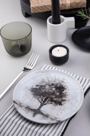 Kütahya Porselen Mind 4 Parça 15 cm Tabak - Kütahya Porselen