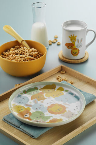 Kütahya Porselen Minizoo 3 Parça Mama Takımı - Kütahya Porselen