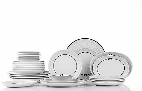 Kütahya Porselen Minora 27 Parça 6 Kişilik Yemek Takımı - Kütahya Porselen