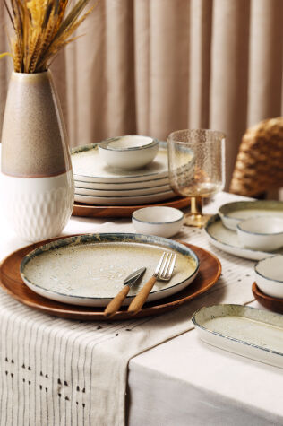 Kütahya Porselen Serenova 14 Parça 6 Kişilik Kahvaltı Takımı - Kütahya Porselen