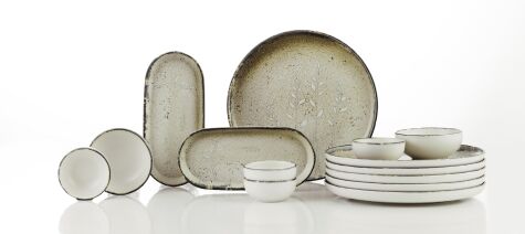 Kütahya Porselen Serenova 14 Parça 6 Kişilik Kahvaltı Takımı - Kütahya Porselen