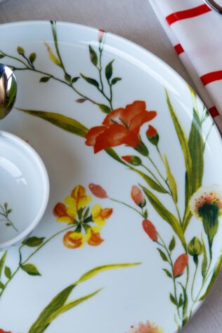 Kütahya Porselen 14 Parça 6 Kişilik Kahvaltı Takımı Fiore - Kütahya Porselen