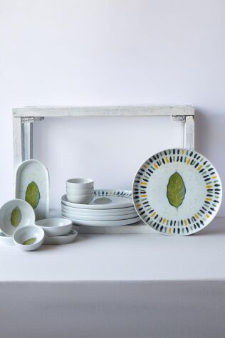 Kütahya Porselen 14 Parça 6 Kişilik Kahvaltı Takımı Cantore - Kütahya Porselen