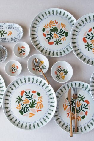 Kütahya Porselen 14 Parça 6 Kişilik Kahvaltı Takımı Harvest - Kütahya Porselen