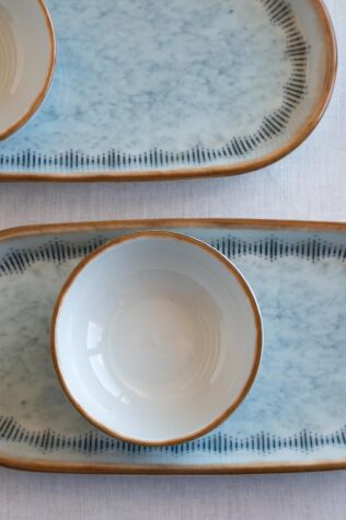 Kütahya Porselen 14 Parça 6 Kişilik Kahvaltı Takımı Seashore - Kütahya Porselen