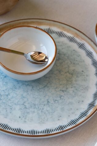 Kütahya Porselen 14 Parça 6 Kişilik Kahvaltı Takımı Seashore - Kütahya Porselen