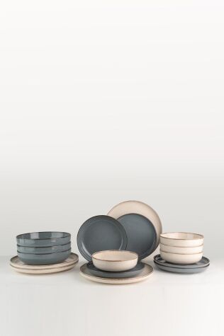 Kütahya Porselen Moderna 16 Parça 4 Kişilik Yemek Takımı - Kütahya Porselen