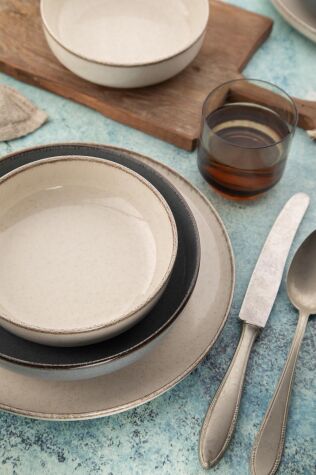 Kütahya Porselen Moderna 16 Parça 4 Kişilik Yemek Takımı - Kütahya Porselen