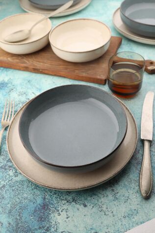 Kütahya Porselen Moderna 16 Parça 4 Kişilik Yemek Takımı - Kütahya Porselen