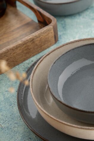 Kütahya Porselen Moderna 16 Parça 4 Kişilik Yemek Takımı - Kütahya Porselen