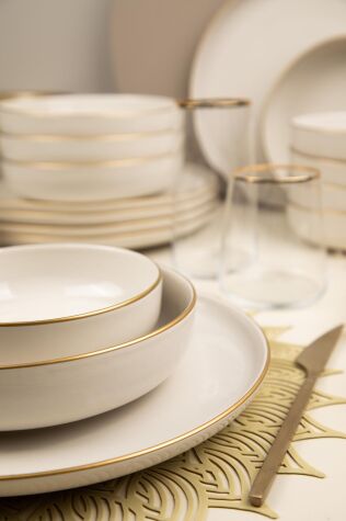 Kütahya Porselen Moderna 16 Parça 4 Kişilik Yemek Takımı - Kütahya Porselen