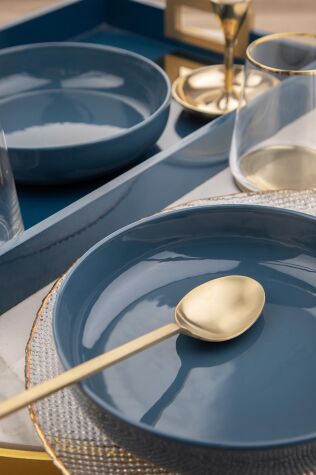 Kütahya Porselen Moderna 2 li 20 Cm Kase Petrol Yeşili - Kütahya Porselen