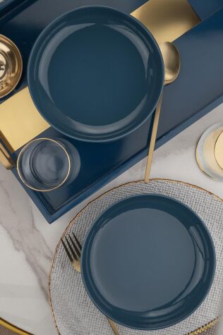 Kütahya Porselen Moderna 2 li 20 Cm Kase Petrol Yeşili - Kütahya Porselen