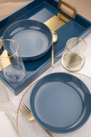 Kütahya Porselen Moderna 2 li 20 Cm Kase Petrol Yeşili - Kütahya Porselen