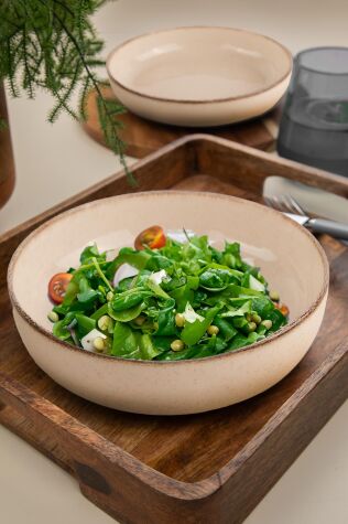 Kütahya Porselen Moderna 2 li 20 Cm Kase Tarçın - Kütahya Porselen