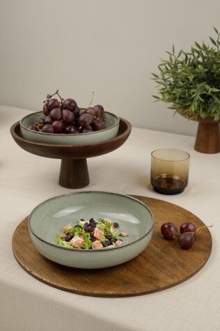 Kütahya Porselen Moderna 2 li 20 Cm Kase Yeşil - Kütahya Porselen