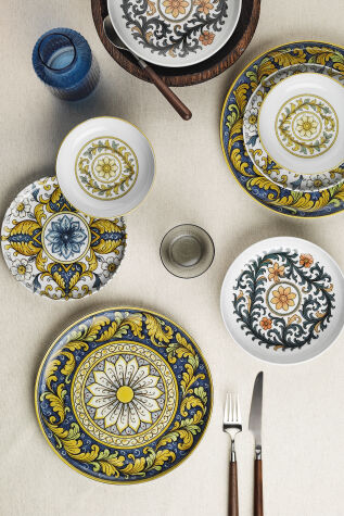 Kütahya Porselen Moderna 24 Parça 6 Kişilik Yemek Takımı 1134 - Kütahya Porselen