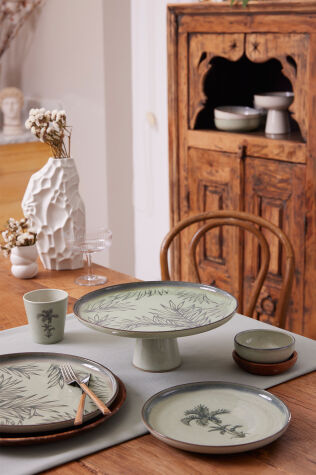 Kütahya Porselen Moderna 27 Cm Sunumluk Yeşil - Kütahya Porselen