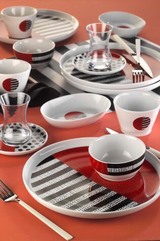 Kütahya Porselen Moderna 30 Parça 6 Kişilik Kahvaltı Takımı 12065 - Kütahya Porselen