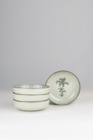 Kütahya Porselen Palmiye 4 Parça 15 Cm Kase 80795 - Kütahya Porselen