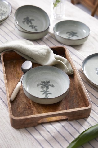 Kütahya Porselen Palmiye 4 Parça 15 Cm Kase 80795 - Kütahya Porselen