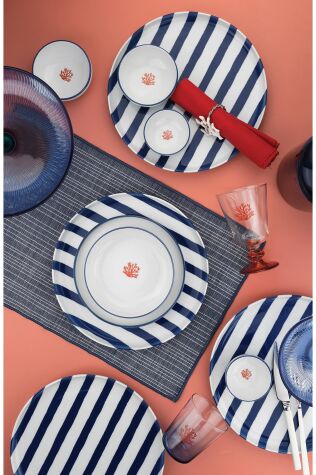 Kütahya Porselen Moderna 4 Parça 15 Cm Kase Coral Paradise - Kütahya Porselen