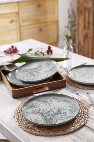 Kütahya Porselen Palmiye 4 Parça 27 Cm Servis Takımı 880795 - Kütahya Porselen