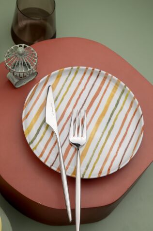 Kütahya Porselen Moderna 6 Kişilik 19 Cm Pasta Takımı Barcod - Kütahya Porselen