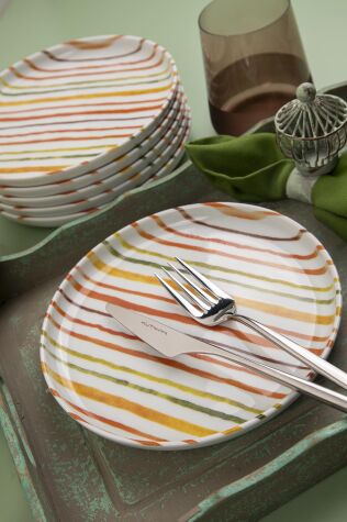 Kütahya Porselen Moderna 6 Kişilik 19 Cm Pasta Takımı Barcod - Kütahya Porselen