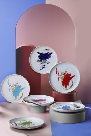 Kütahya Porselen - Kütahya Porselen Moderna 6 Parça Pasta Takımı